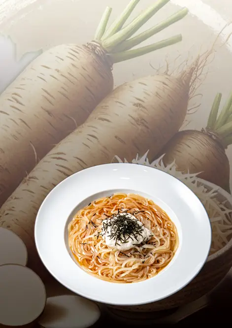 とろろ冷麺